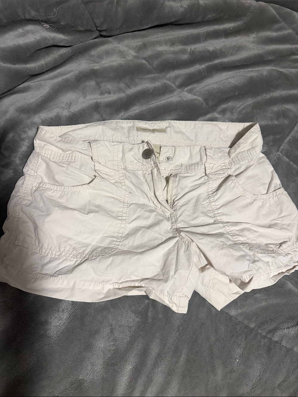 Light Cream Women’s Casual Cotton Shorts 100% Cotton